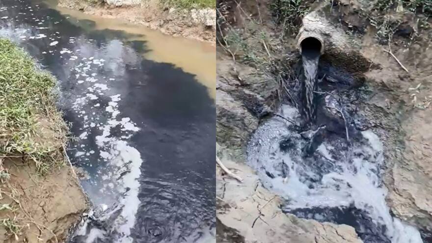 Denuncian vertimiento de aguas servidas en el río Canalete, Córdoba