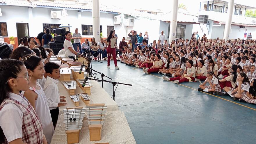 En Soledad_ Estudiantes del programa musical “Río y Mar” ofrecieron un concierto a la comunidad