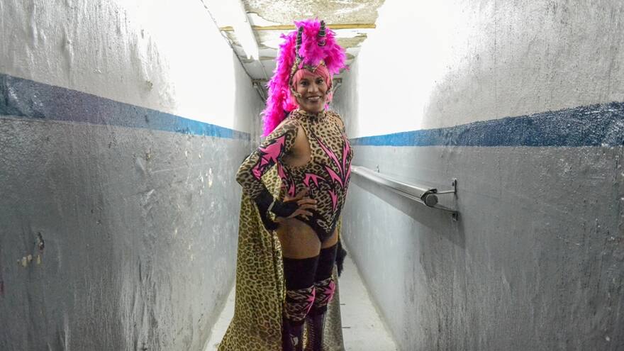 Ruby Gardenia, el ícono de la comunidad LGBT en la lucha libre mexicana