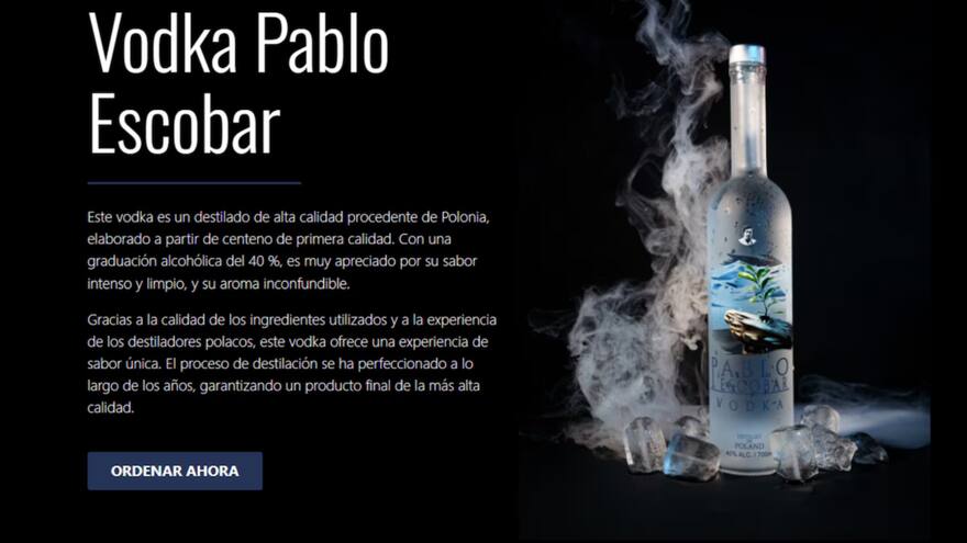 Polémica por lanzamiento del vodka de Pablo Escobar en Italia: “El trago del próximo verano”