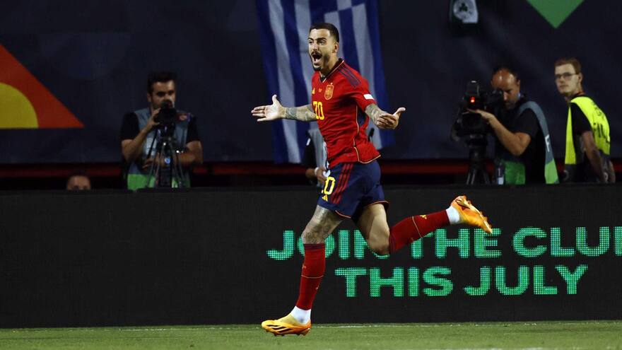 Joselu mete a España en la final de la Liga de Naciones