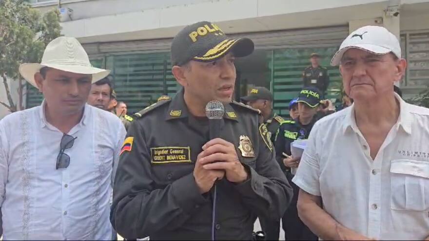 Marcha de comerciantes en Barranquilla: General Herbert Benavidez, comandante de Policía, habló sobre la extorsión